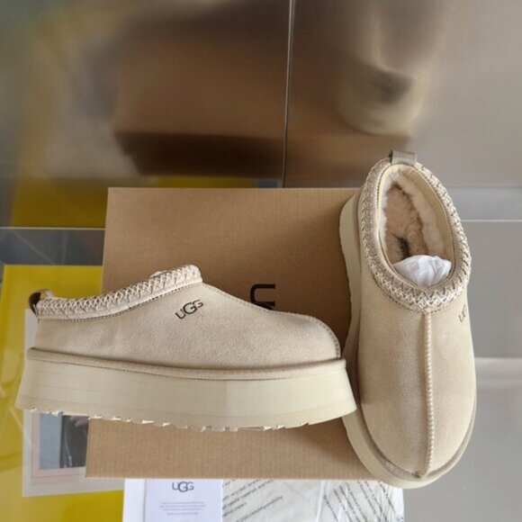 UGG TAZZ Tasman Suede PLATFORM SLIPPER Clog Shoe - Picture 4 of 8